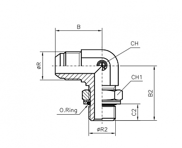 TN514-JIC 7/8"-R1/2"