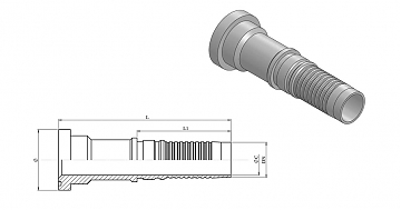 Фл. 1.1/2"6000/0-24 int (63,5) Cat DN38
