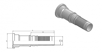 Фл. 1.1/4"3000/0-16 int (50.8) DN25